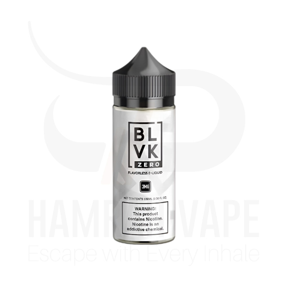 جویس بی ال وی کی بدون طعم – BLVK JUICE ZERO 100ML
