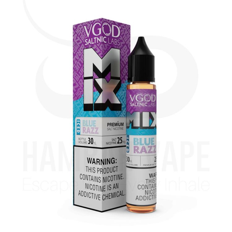سالت ویگاد تمشک آبی یخ – VGOD Mix Blue razz