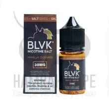 سالت وانیل کاستارد بی ال وی کی – BLVK Vanilla Custard Nicotine Salt